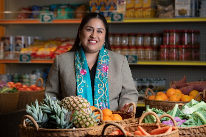 Andrea Mora, director of the Americas Academy of Sciences Basic Needs Center